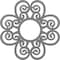 Ekena Millwork Cohen Architectural Grade PVC Pierced Ceiling Medallion, Nickel, 38"OD x 13"ID x 1"P CMPP38COSNI - alternate 1